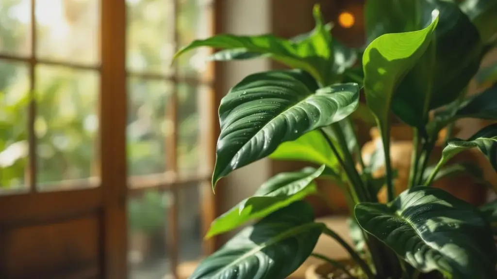 Spathiphyllum gigante: probé este residuo natural y la planta se duplicó